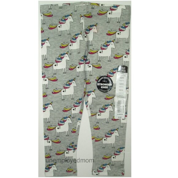 Girls Legging Joggers Pants 7 pair Bundle Lot Unicorns Hearts Animal Print Levis - Picture 10 of 15